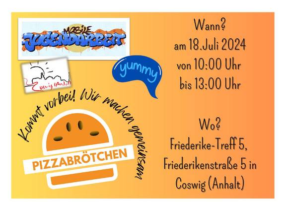 MoJa 18.7.24 Treff5 Pizzabrötchen